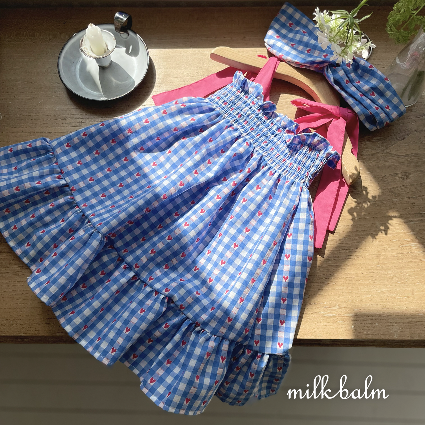 韓國童裝 26夏| MK32 Coco Smocking OPS (80-120cm)