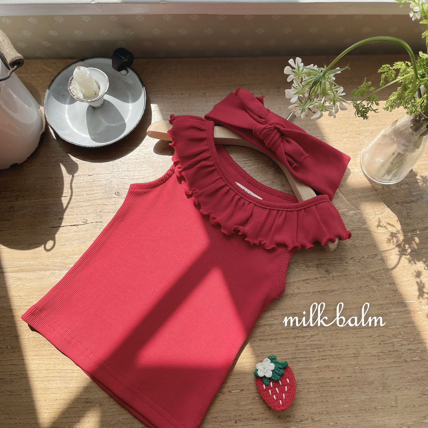 韓國童裝 26夏| MK27 Jenny Frill T (80-120cm)