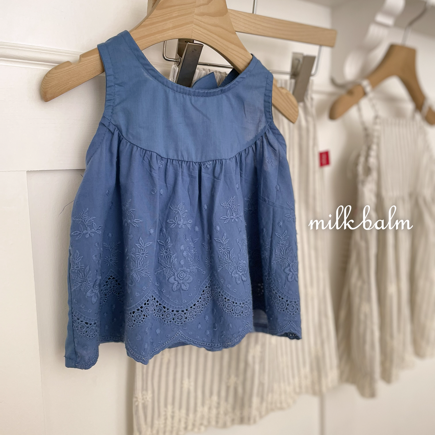 韓國童裝 26夏| MK21 Jenny Lace BL (80-120cm)
