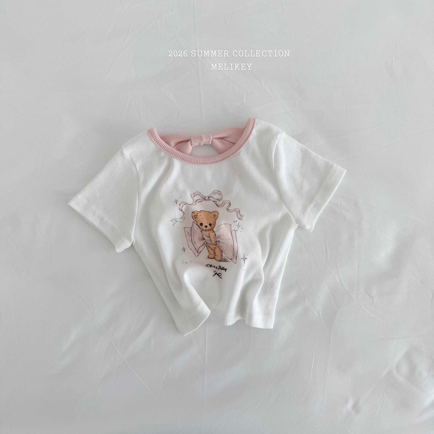 韓國童裝 26夏| ME41 Candy Bear T 糖果熊T恤 (80-140cm)
