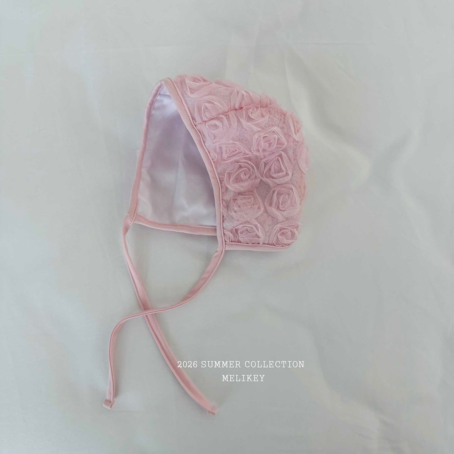 韓國童裝 26夏| ME63 Rose Lace Swim Cap 玫瑰蕾絲泳帽 (FREE)