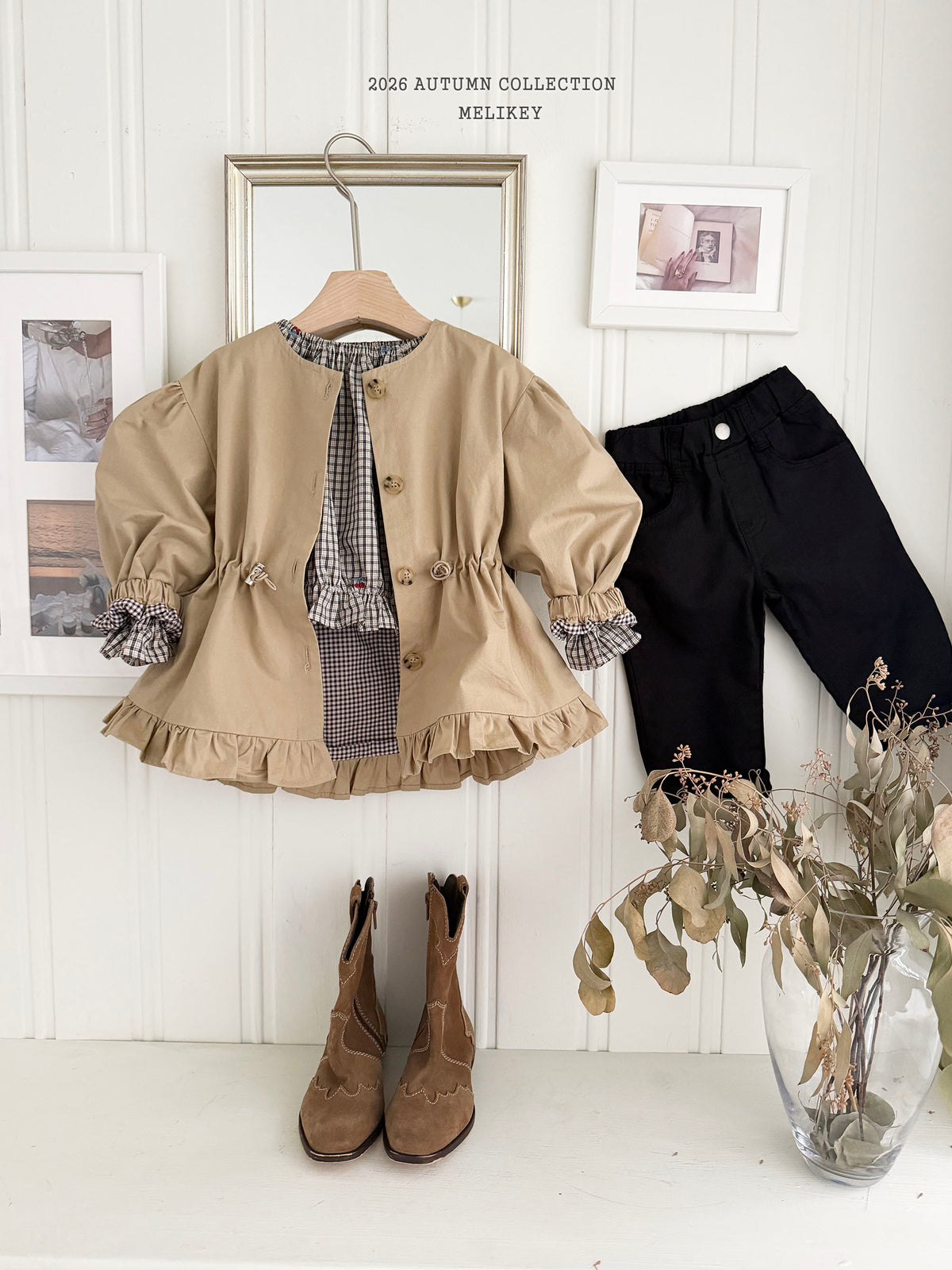 韓國童裝 26秋| ME28 Hazel Blouse 襯衫 (80-140)