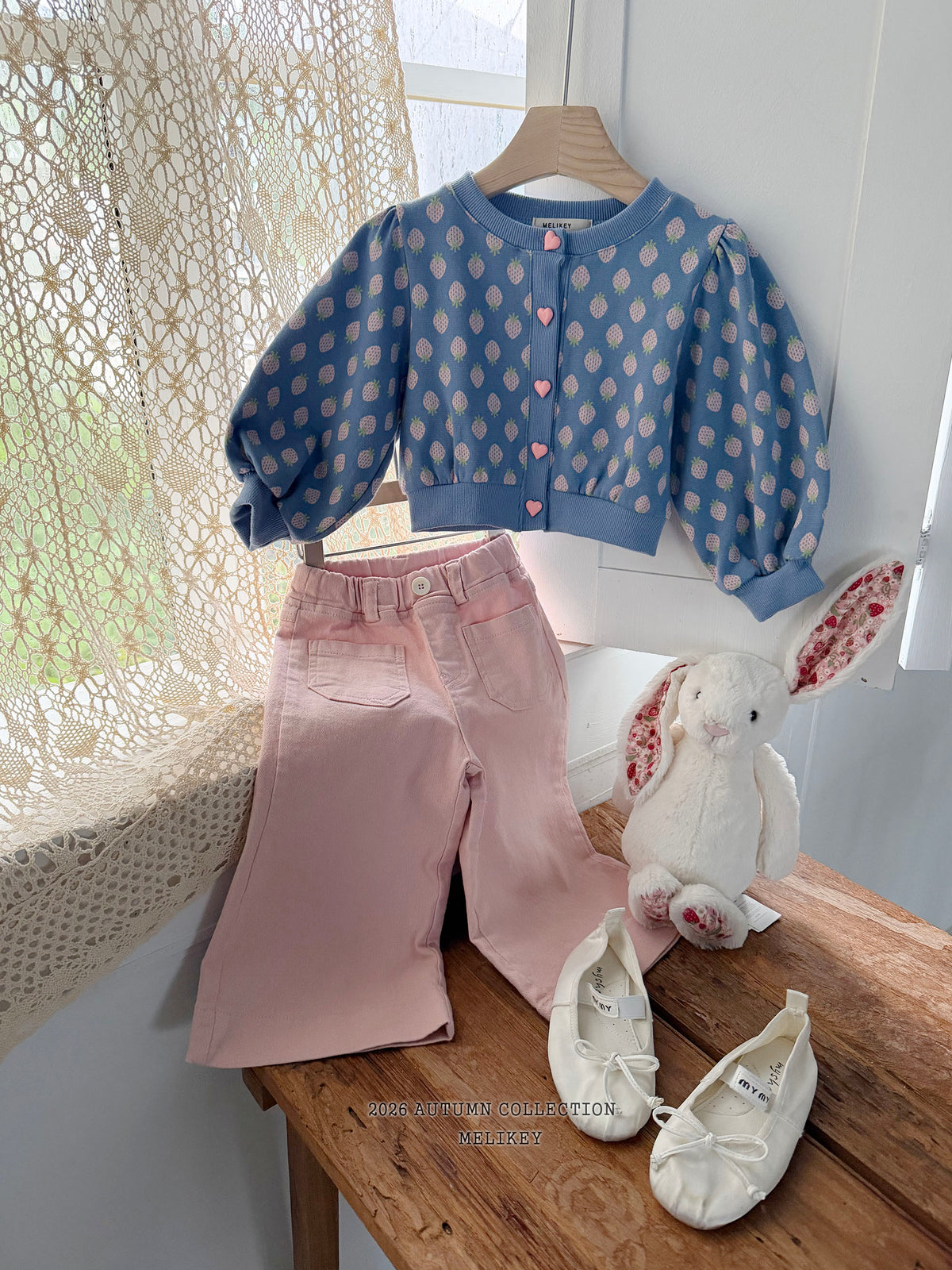 韓國童裝 26秋| ME27 Very Berry Cardigan 開衫外套 (80-140)