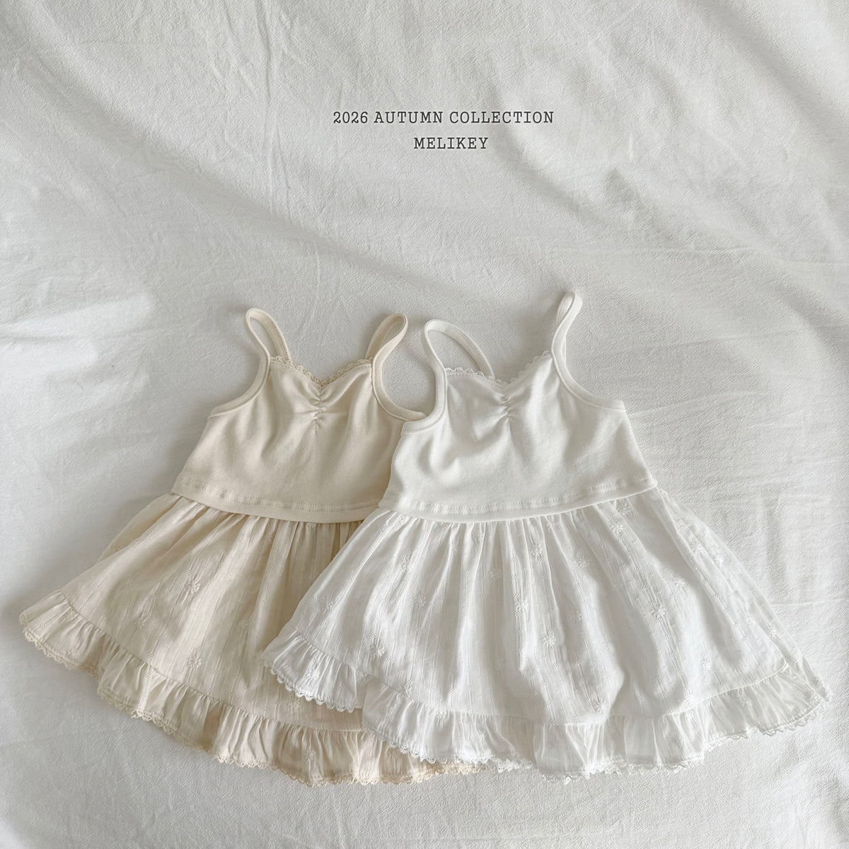 韓國童裝 26秋| ME25 Ballet Frill Sleeveless Dress 背心裙 (80-140)