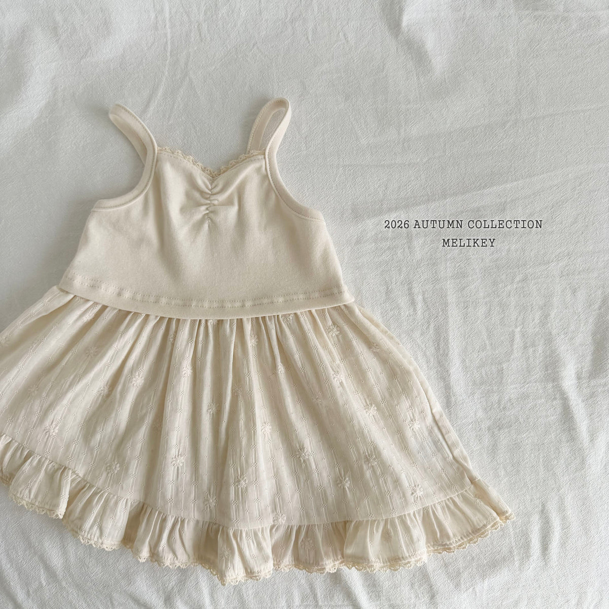 韓國童裝 26秋| ME25 Ballet Frill Sleeveless Dress 背心裙 (80-140)
