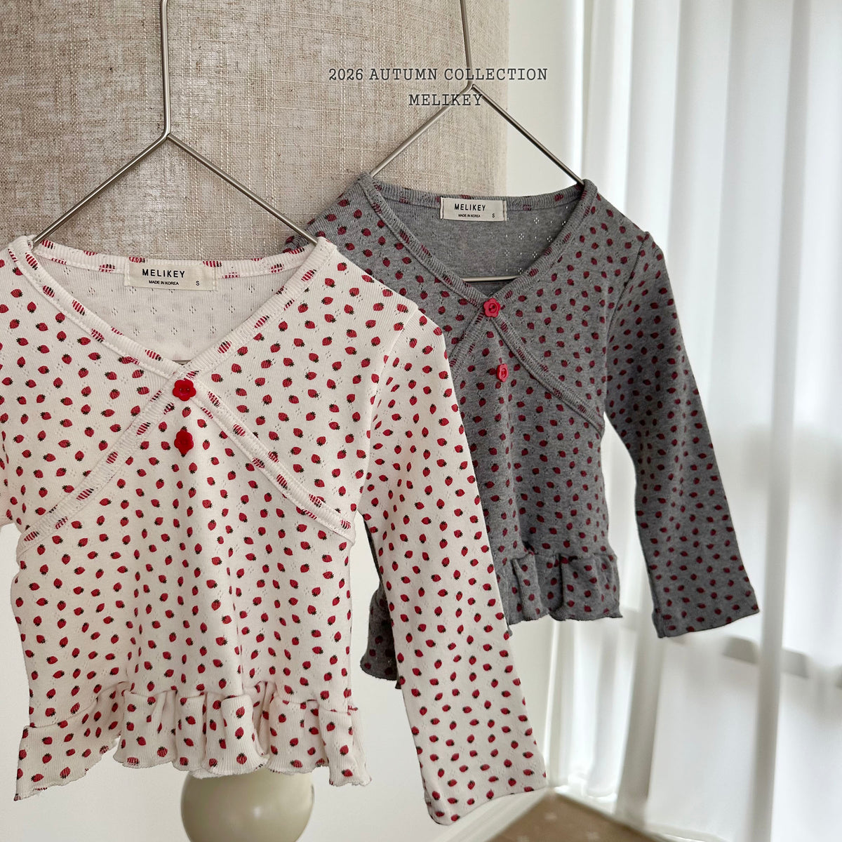 韓國童裝 26秋| ME09 Mini Strawberry T-shirt 上衣 (80-140)