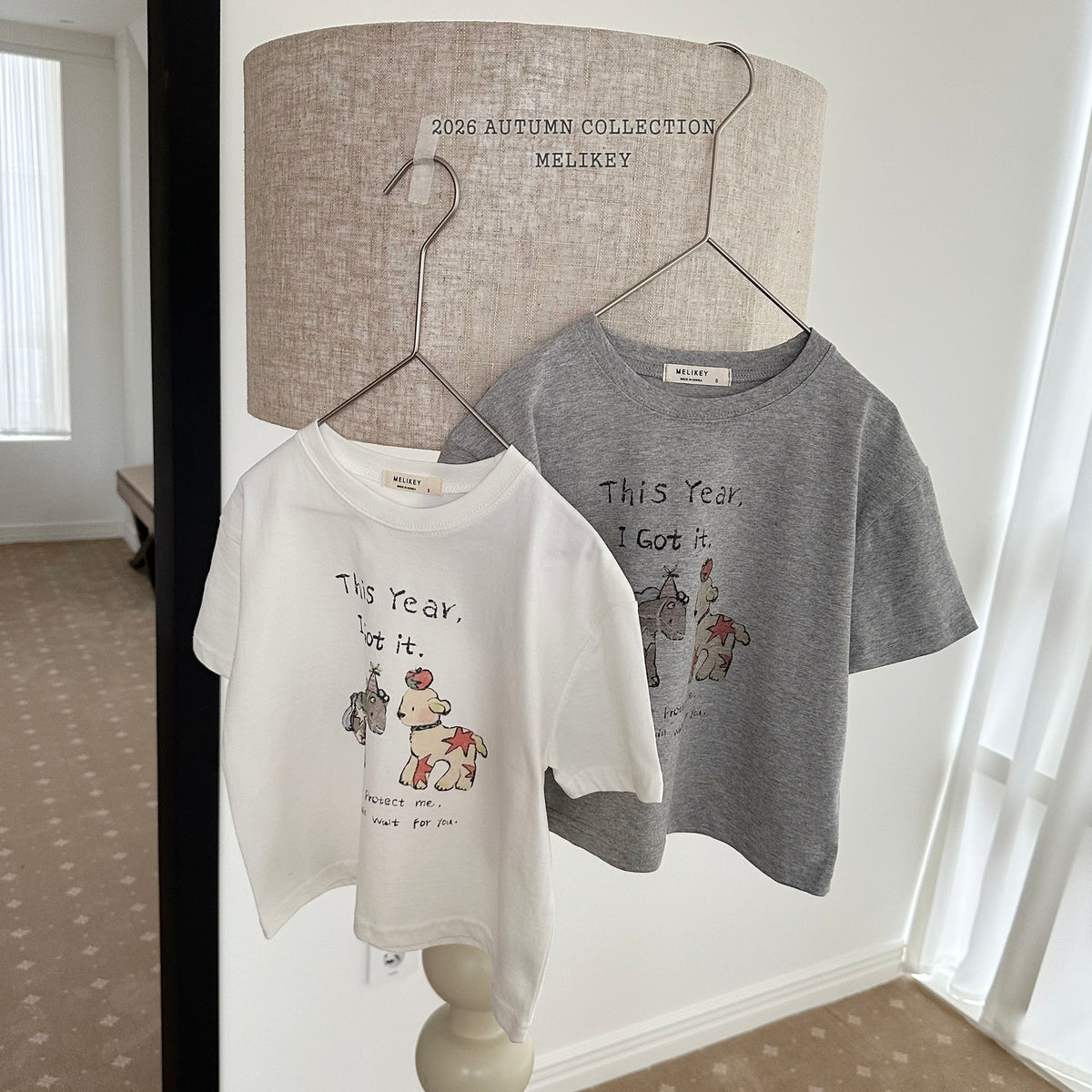 韓國童裝 26秋| ME01 Pony Short Sleeve T-shirt 上衣 (80-140)