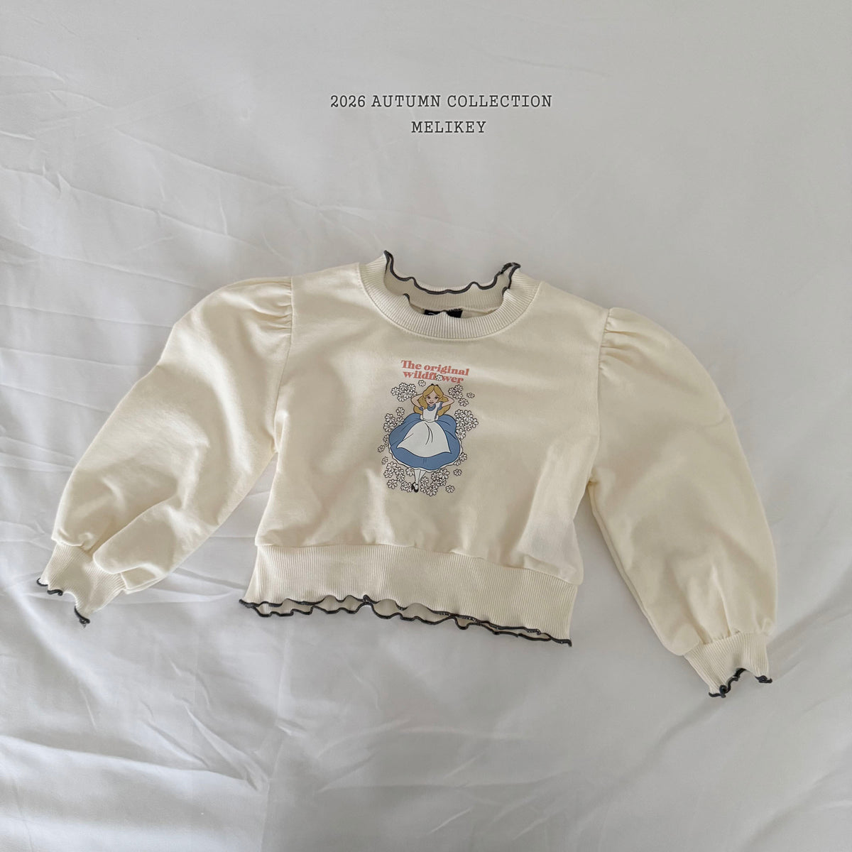 韓國童裝 26秋| ME23 Alice Puff Sweatshirt 衛衣 (80-140)