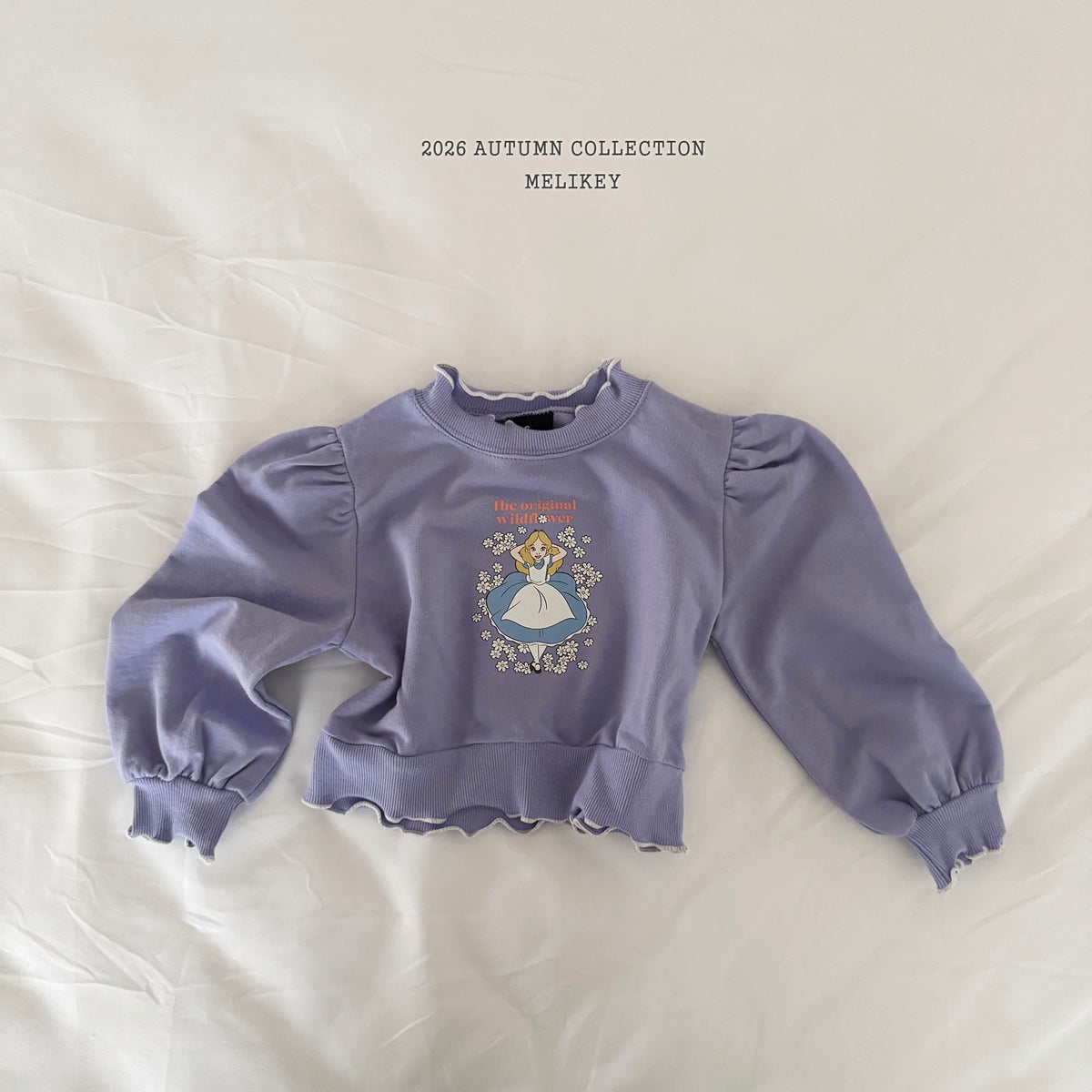 韓國童裝 26秋| ME23 Alice Puff Sweatshirt 衛衣 (80-140)