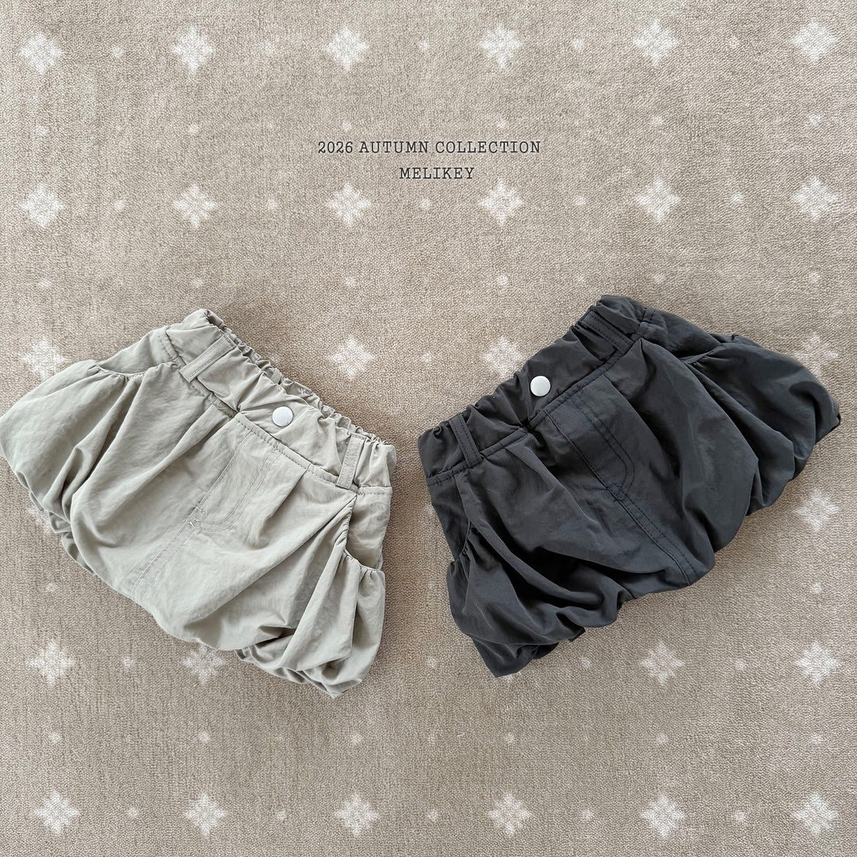 韓國童裝 26秋| ME33 Shirring Pumpkin Skirt 南瓜裙 (80-140)