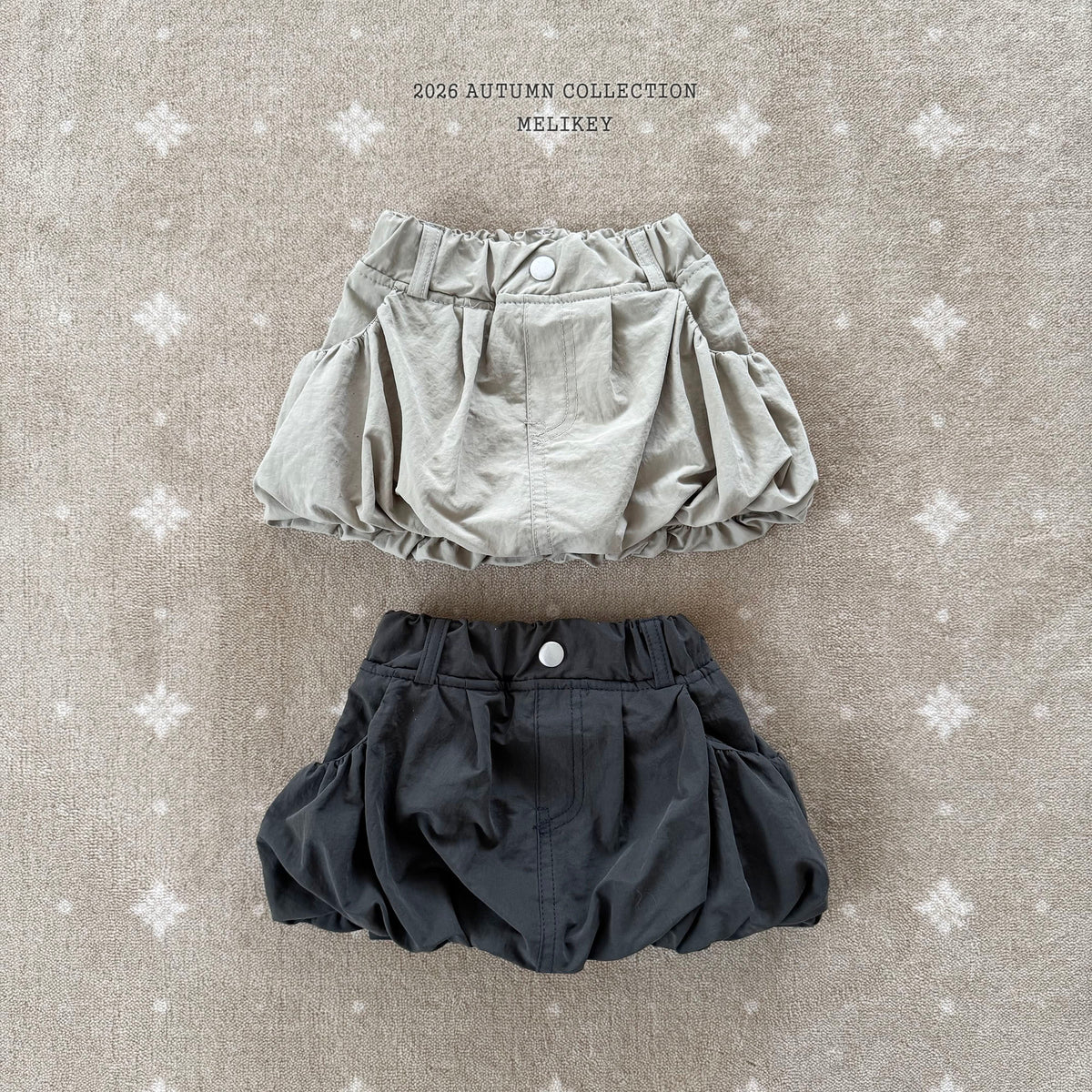 韓國童裝 26秋| ME33 Shirring Pumpkin Skirt 南瓜裙 (80-140)