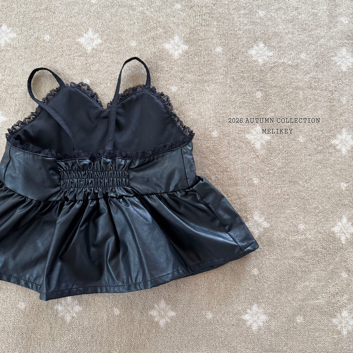 韓國童裝 26秋| ME26 Leather Bustier 皮背心 (80-140)