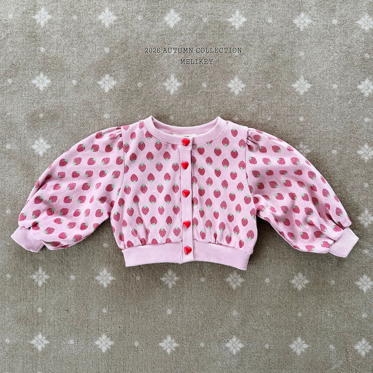 韓國童裝 26秋| ME27 Very Berry Cardigan 開衫外套 (80-140)