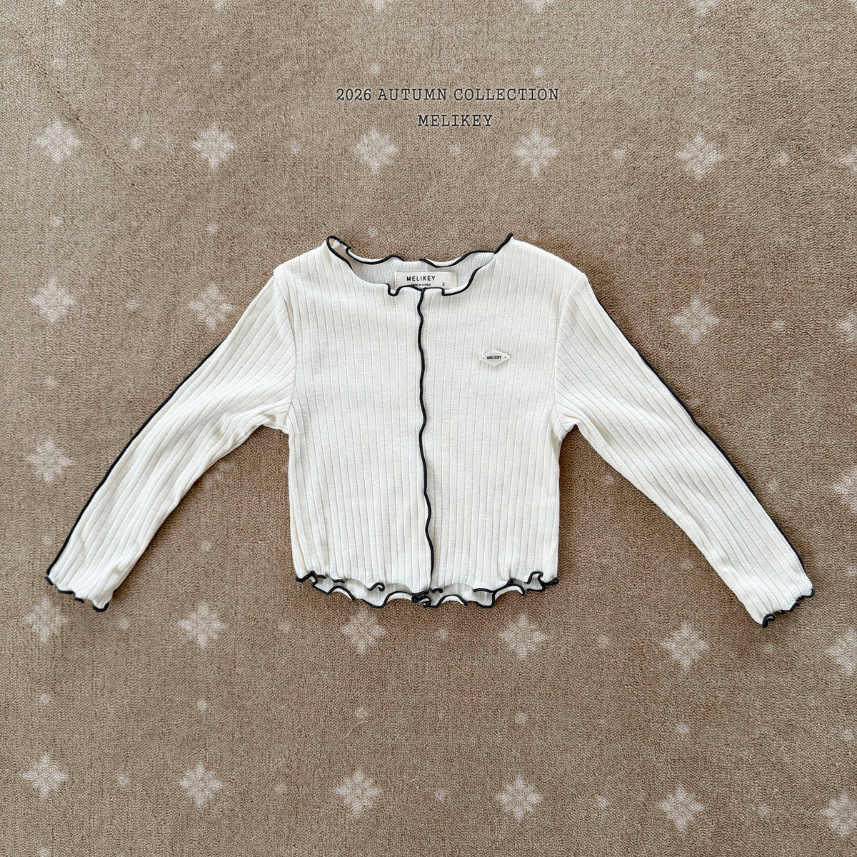 韓國童裝 26秋| ME03 Pico Label T-shirt 上衣 (80-140)