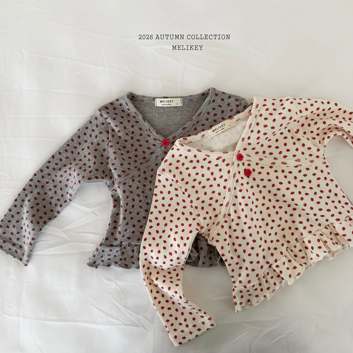 韓國童裝 26秋| ME09 Mini Strawberry T-shirt 上衣 (80-140)