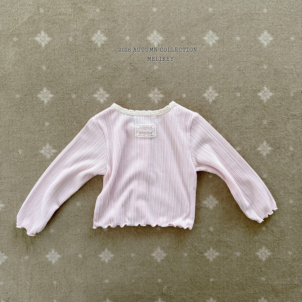 韓國童裝 26秋| ME14 Natural Lace Cardigan 開衫外套 (80-140)