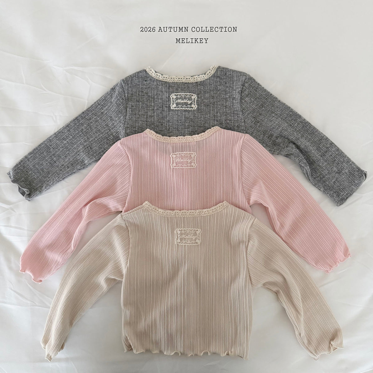 韓國童裝 26秋| ME14 Natural Lace Cardigan 開衫外套 (80-140)
