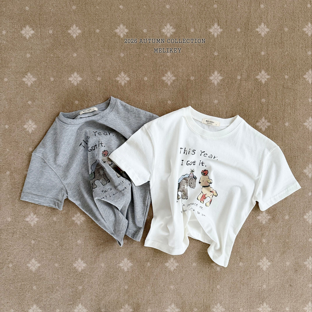 韓國童裝 26秋| ME01 Pony Short Sleeve T-shirt 上衣 (80-140)