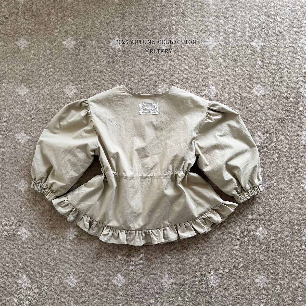 韓國童裝 26秋| ME56 Momo Frill Trench Coat 風衣外套 (80-140)