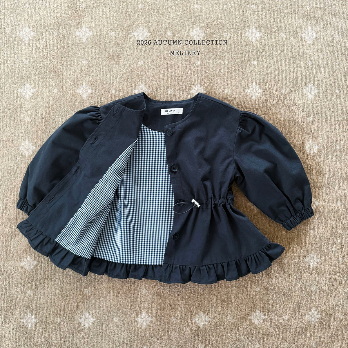 韓國童裝 26秋| ME56 Momo Frill Trench Coat 風衣外套 (80-140)