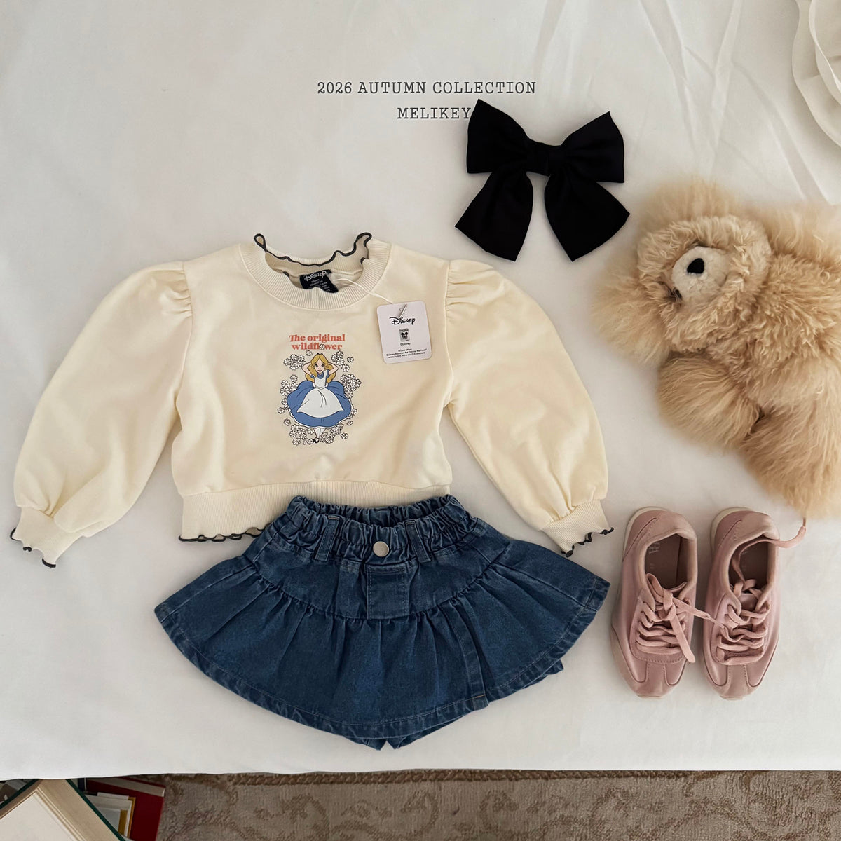 韓國童裝 26秋| ME23 Alice Puff Sweatshirt 衛衣 (80-140)