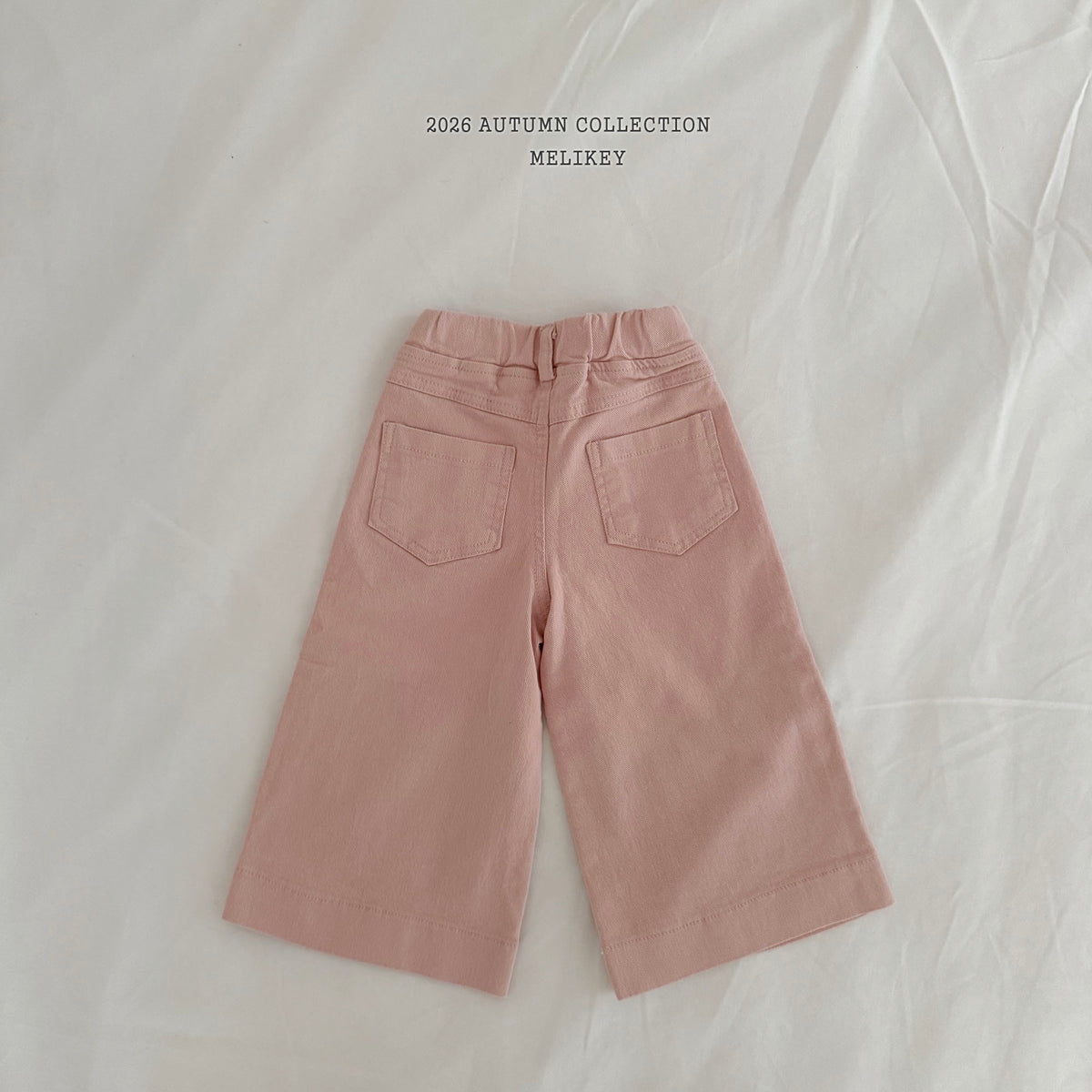 韓國童裝 26秋| ME43 Cotton 10-Min Wide Pants 寬鬆長褲 (80-140)