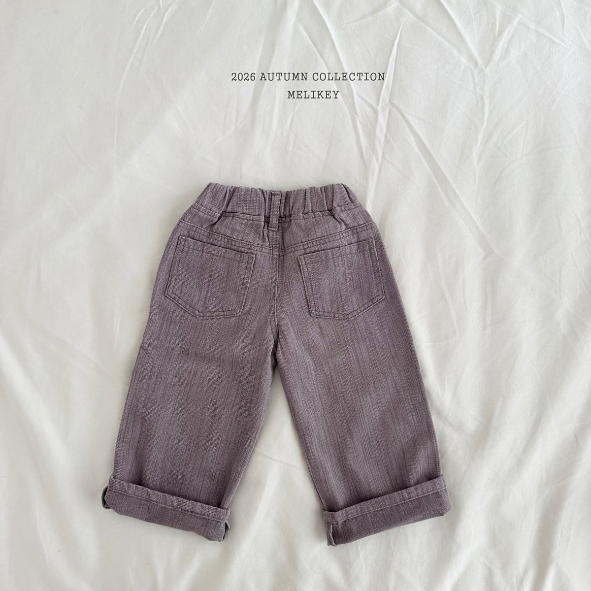 韓國童裝 26秋| ME46 Leme Pigment Pants 水洗長褲 (80-140)