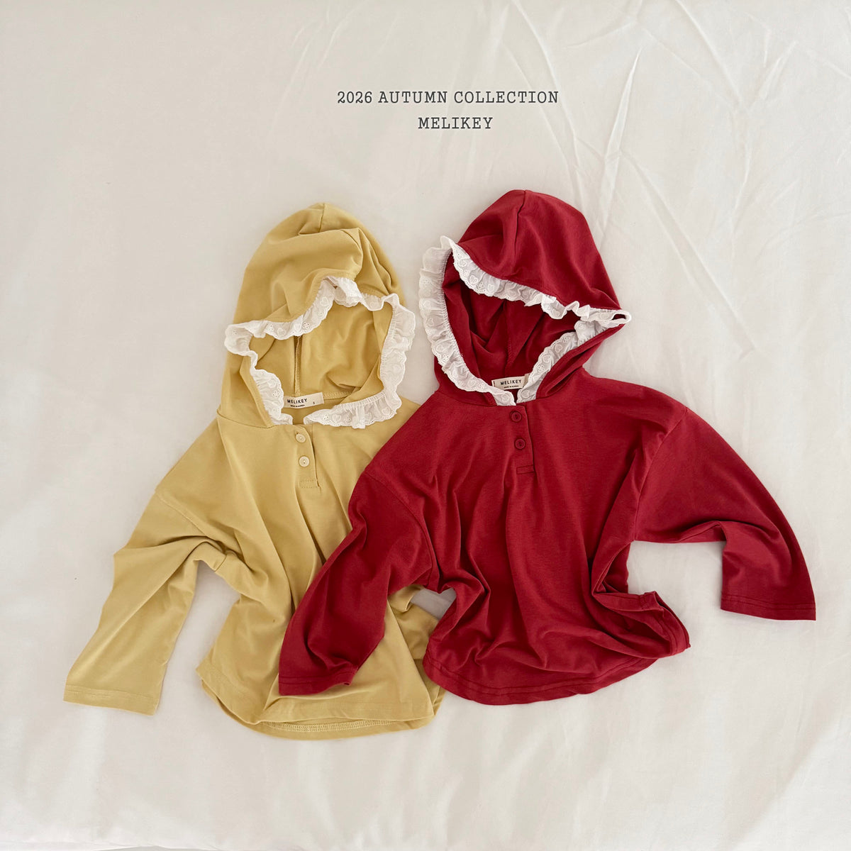 韓國童裝 26秋| ME16 Sona Hood T-shirt 連帽上衣 (80-140)