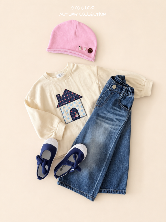韓國童裝 26秋| UE31 Maple Denim Pants 牛仔褲 (90-130)