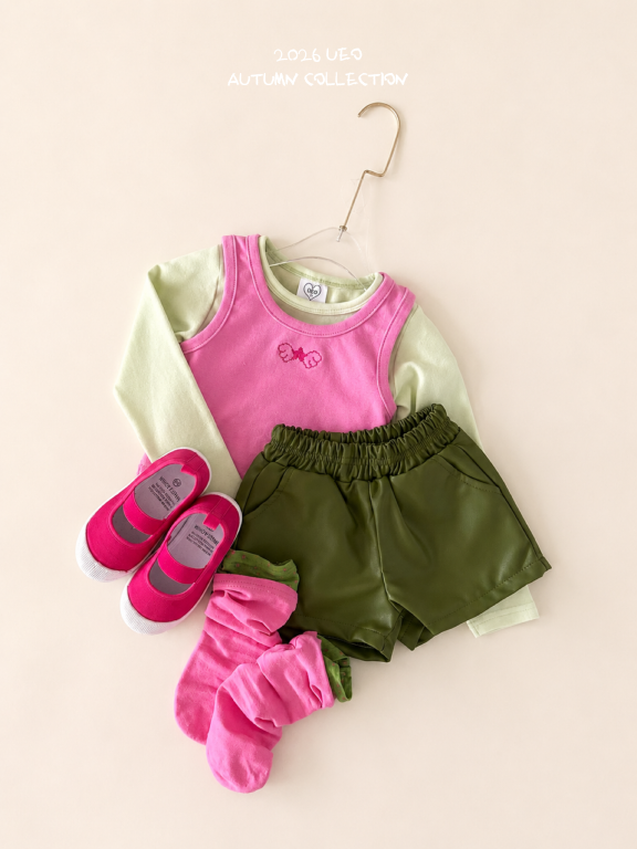 韓國童裝 26秋| UE13 Star Layered Tank Top 背心 (90-130)