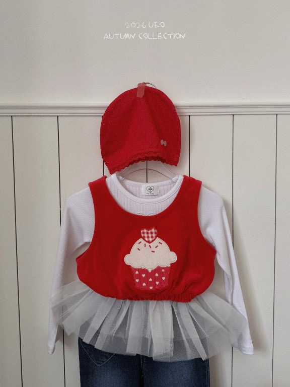 韓國童裝 26秋| UE10 Cupcake Vest 背心 (90-130)