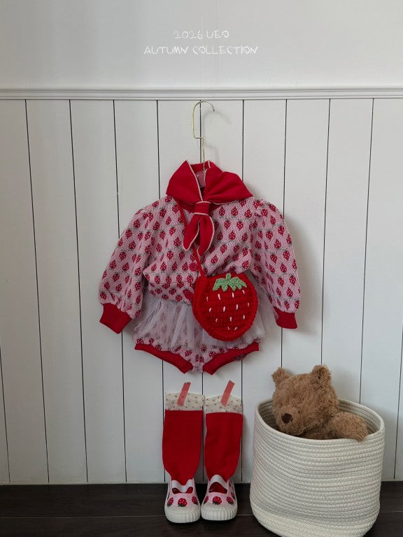 韓國童裝 26秋| UE28 Mini Berry Cardigan 開衫 (90-130)