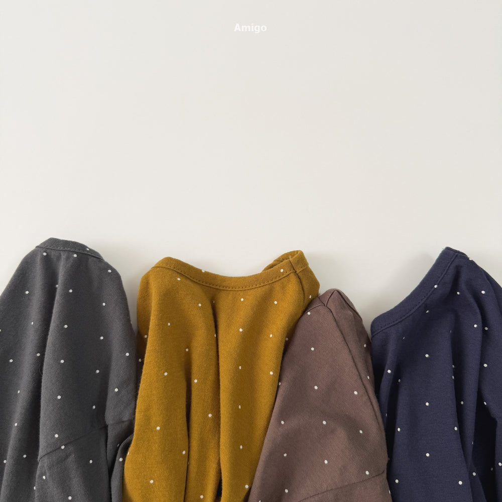 韓國童裝 26秋| AM11 Dot Tee 上衣 (80-120)