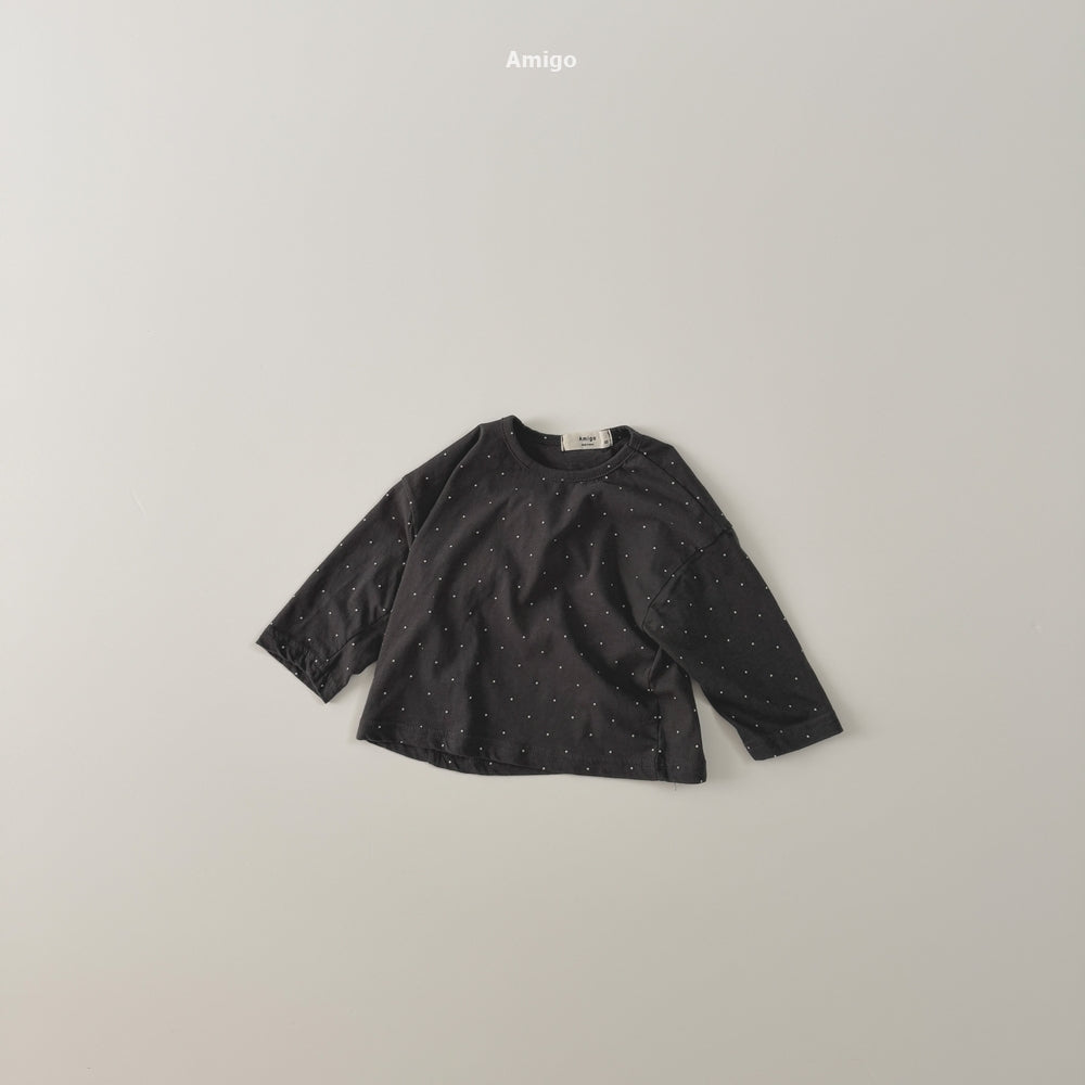 韓國童裝 26秋| AM11 Dot Tee 上衣 (80-120)