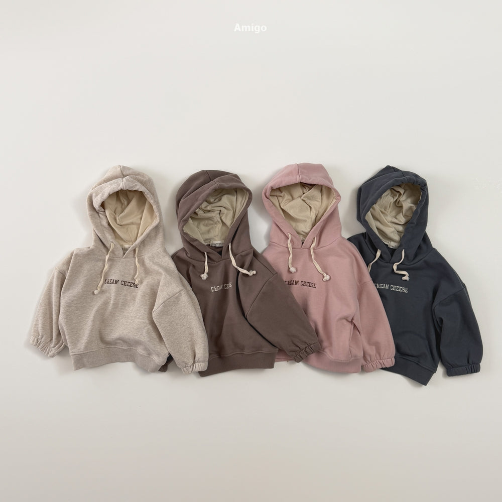 韓國童裝 26秋| AM20 Cheese Hoodie 連帽衛衣 (80-120)