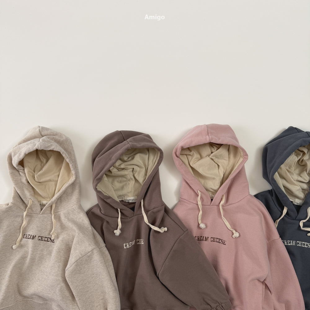 韓國童裝 26秋| AM20 Cheese Hoodie 連帽衛衣 (80-120)