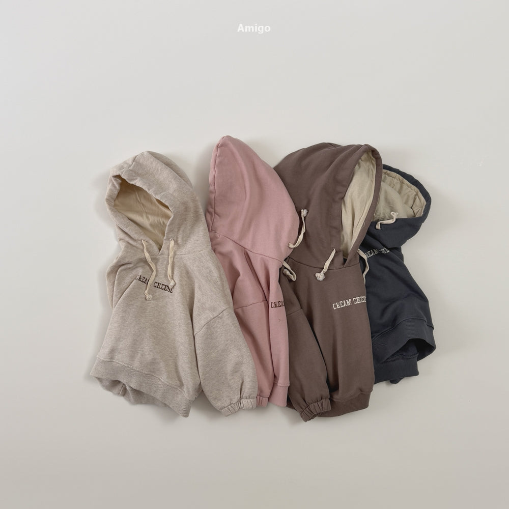 韓國童裝 26秋| AM20 Cheese Hoodie 連帽衛衣 (80-120)