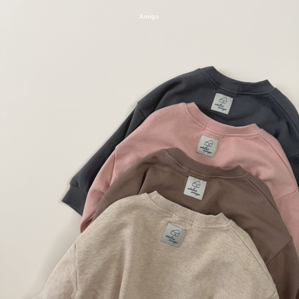 韓國童裝 26秋| AM19 Cheese Sweatshirt 衛衣 (80-120)