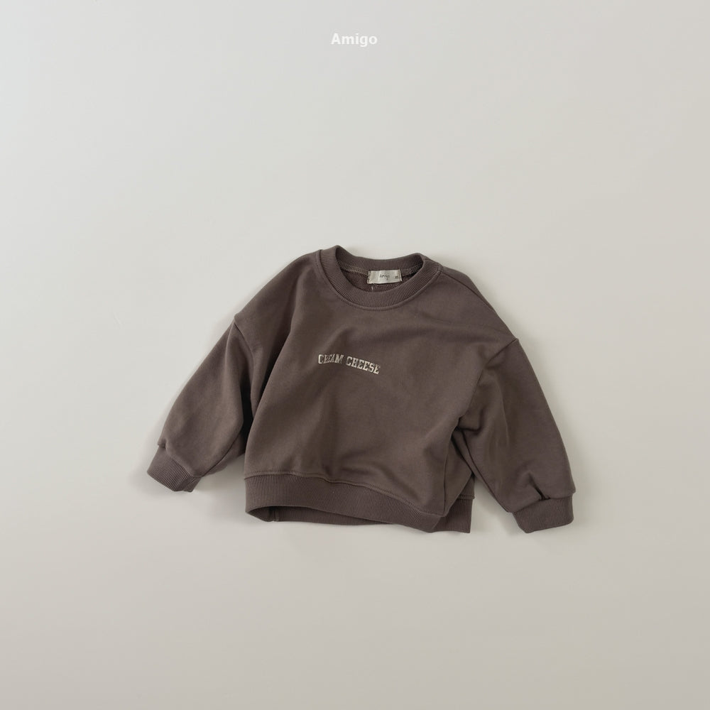 韓國童裝 26秋| AM19 Cheese Sweatshirt 衛衣 (80-120)