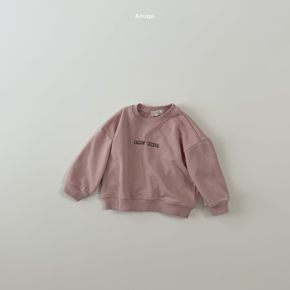 韓國童裝 26秋| AM19 Cheese Sweatshirt 衛衣 (80-120)
