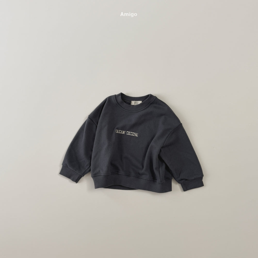 韓國童裝 26秋| AM19 Cheese Sweatshirt 衛衣 (80-120)