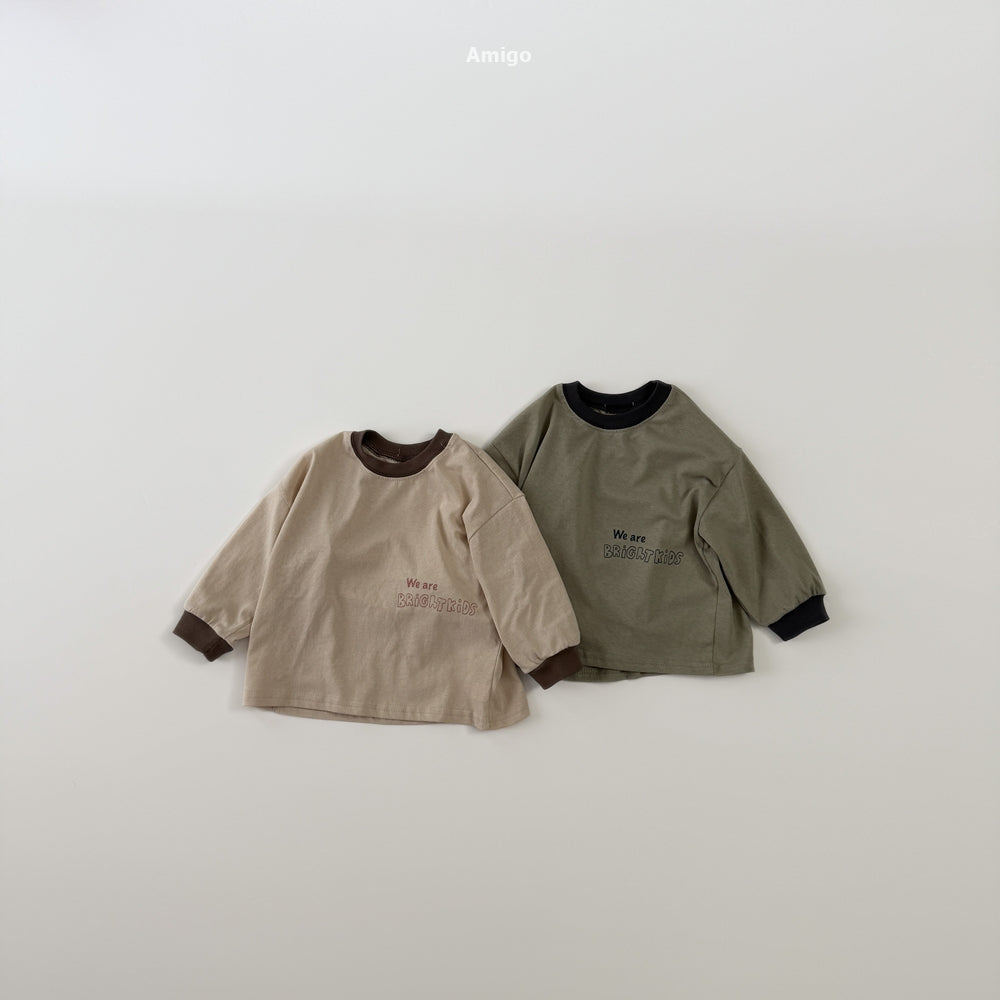 韓國童裝 26秋| AM16 Butter Cuffs T-shirt 上衣 (80-120)