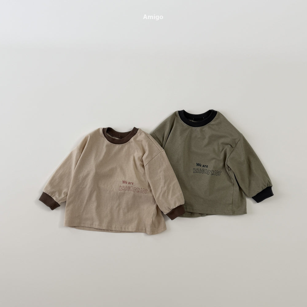 韓國童裝 26秋| AM16 Butter Cuffs T-shirt 上衣 (80-120)