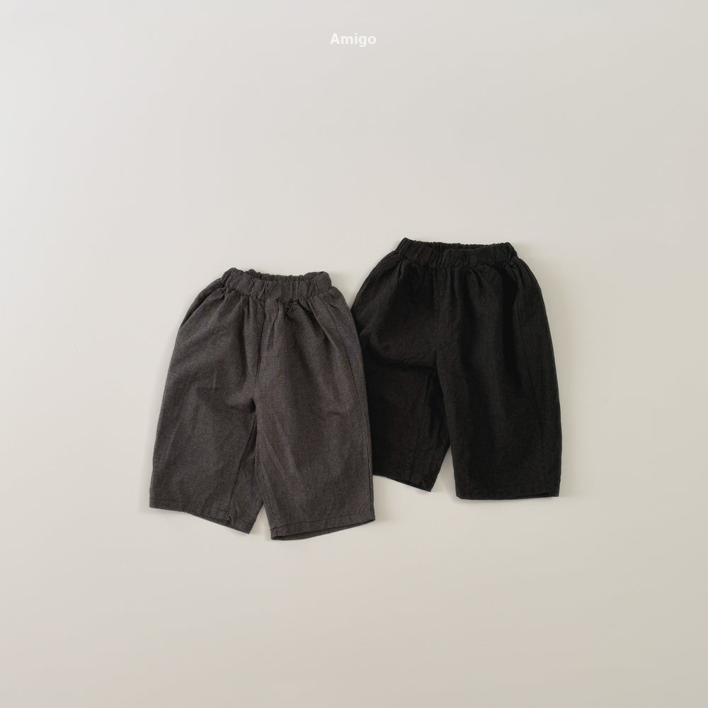 韓國童裝 26秋| AM40 Gingham Check Pants 長褲 (80-120)