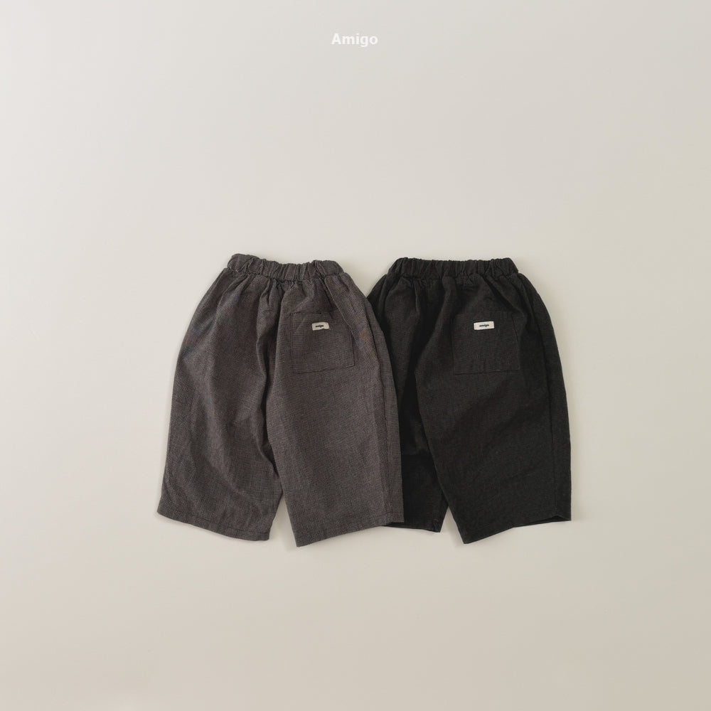 韓國童裝 26秋| AM40 Gingham Check Pants 長褲 (80-120)