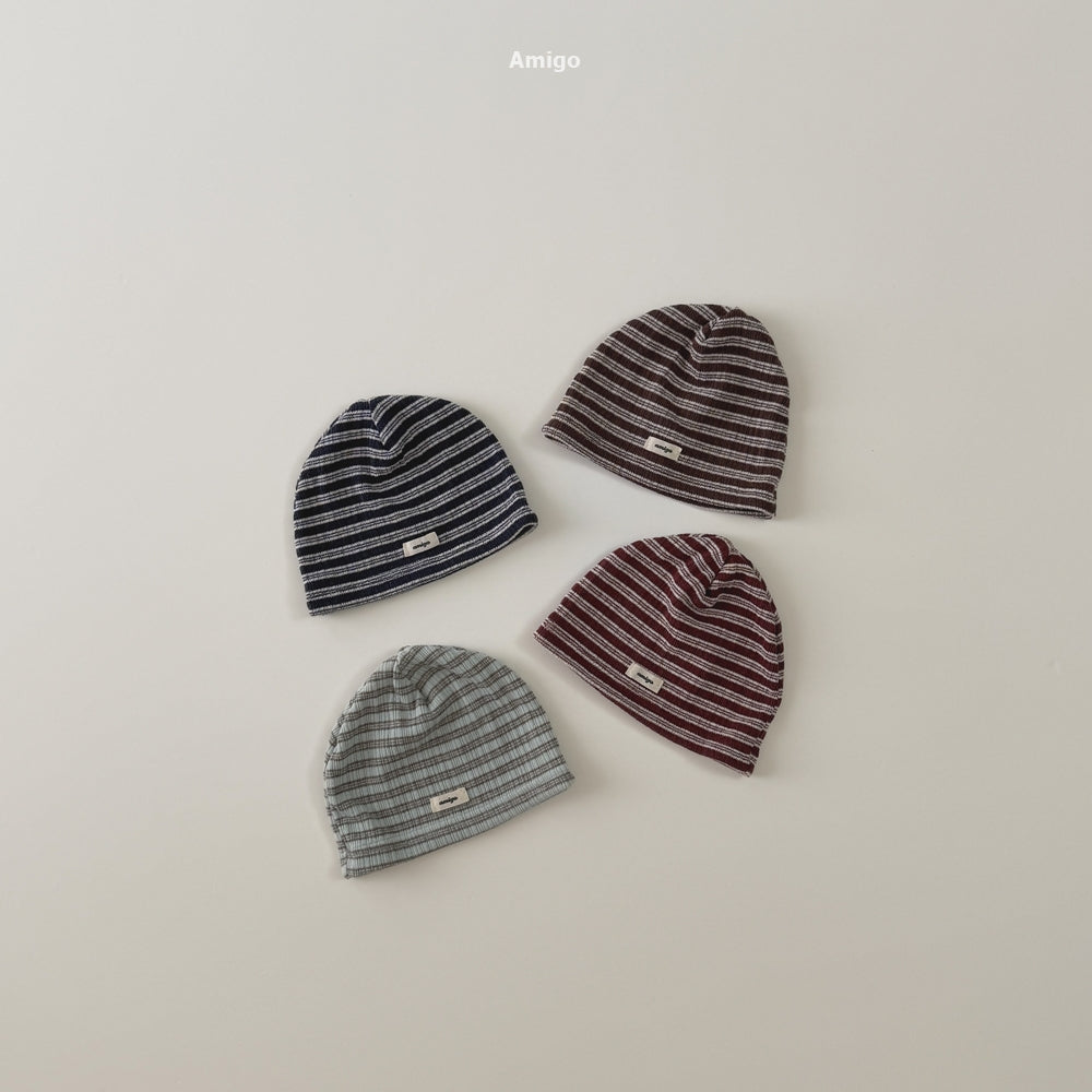 韓國童裝 26秋| AM43 Barcode Beanie 冷帽 (FREE)