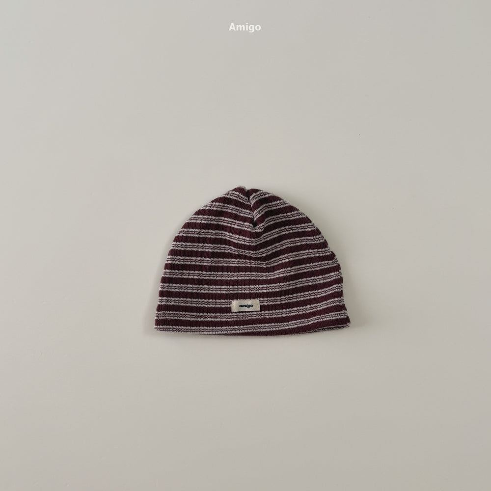 韓國童裝 26秋| AM43 Barcode Beanie 冷帽 (FREE)