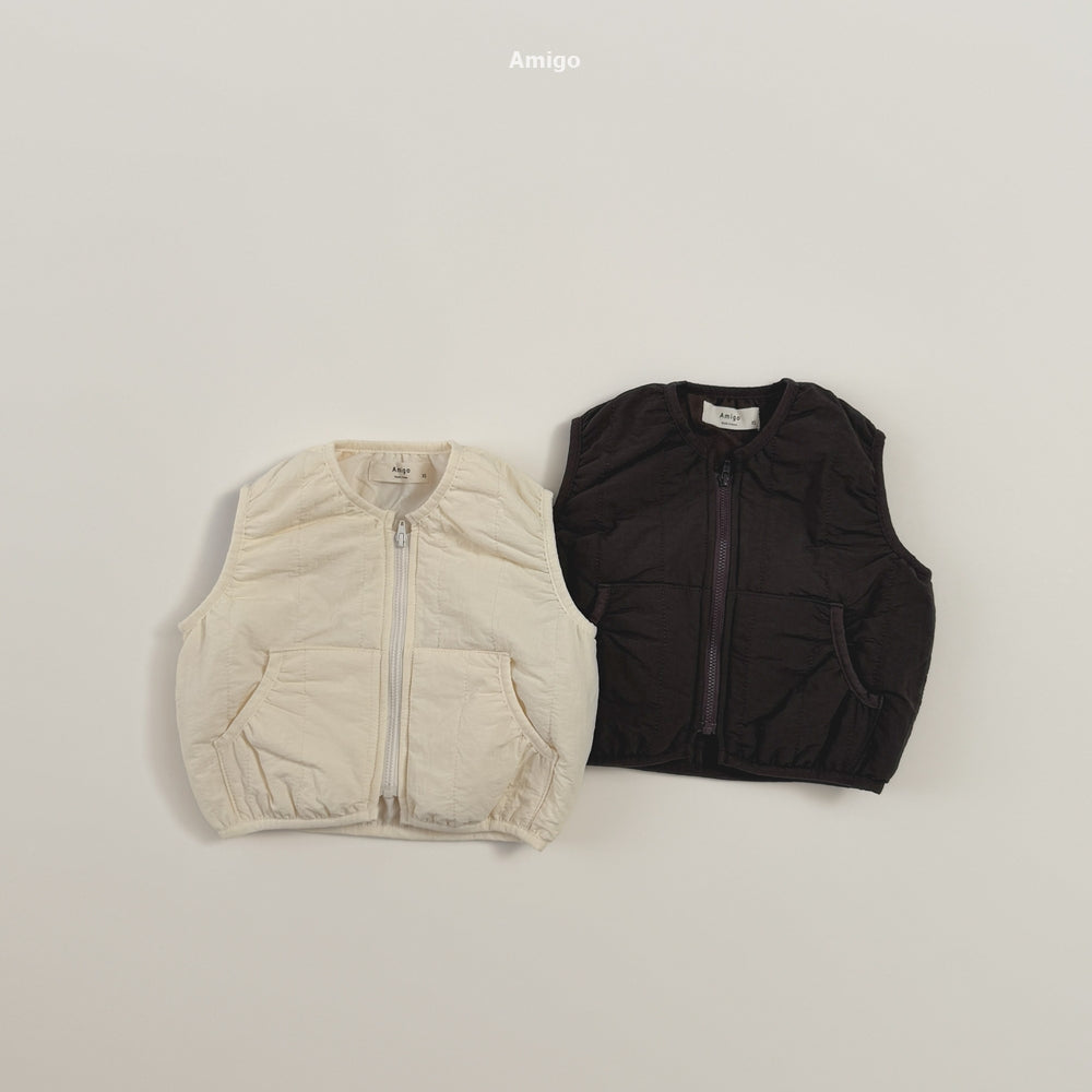 韓國童裝 26秋| AM02 Balen Quilted Vest 背心  (80-120)
