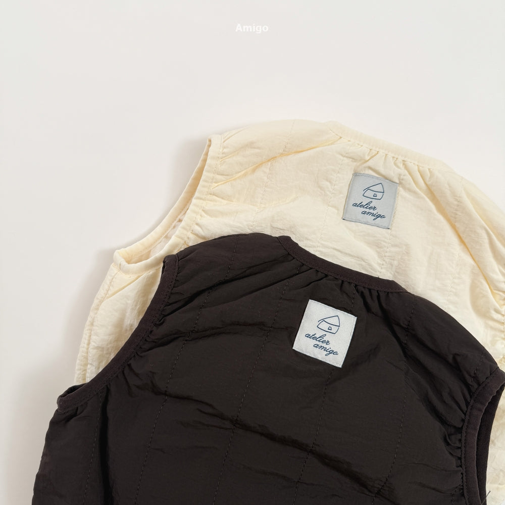 韓國童裝 26秋| AM02 Balen Quilted Vest 背心  (80-120)