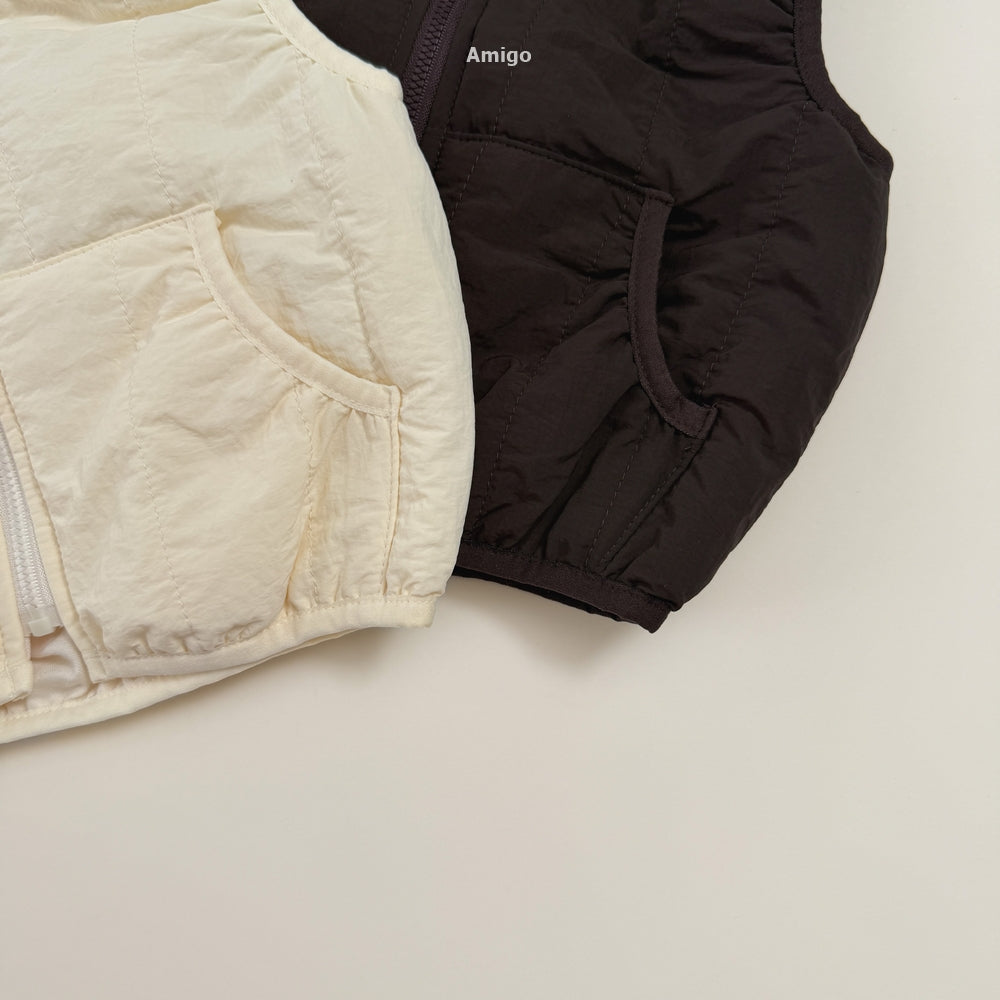 韓國童裝 26秋| AM02 Balen Quilted Vest 背心  (80-120)
